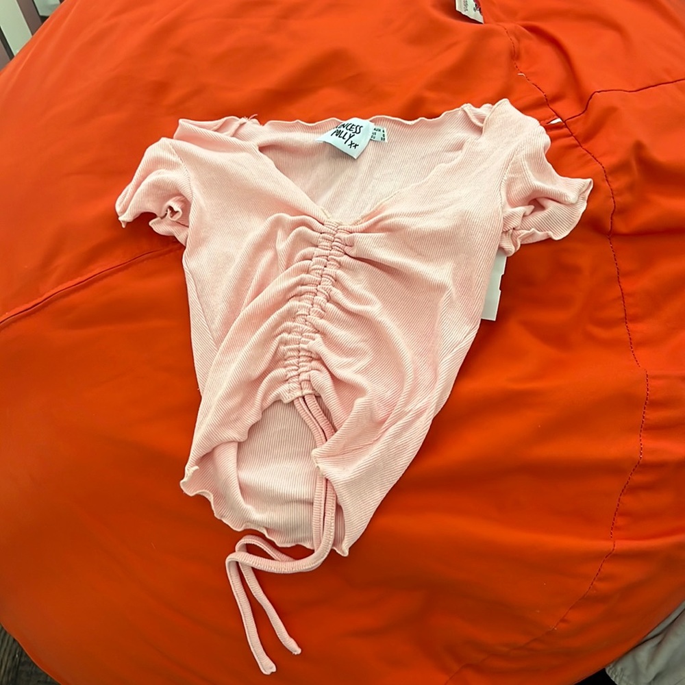 pink princess polly top size 0